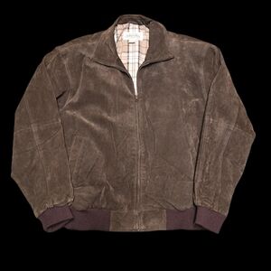 St. Johns Bay Brown Vintage Suede Jacket